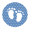 Mažosios pėdutės logotipas